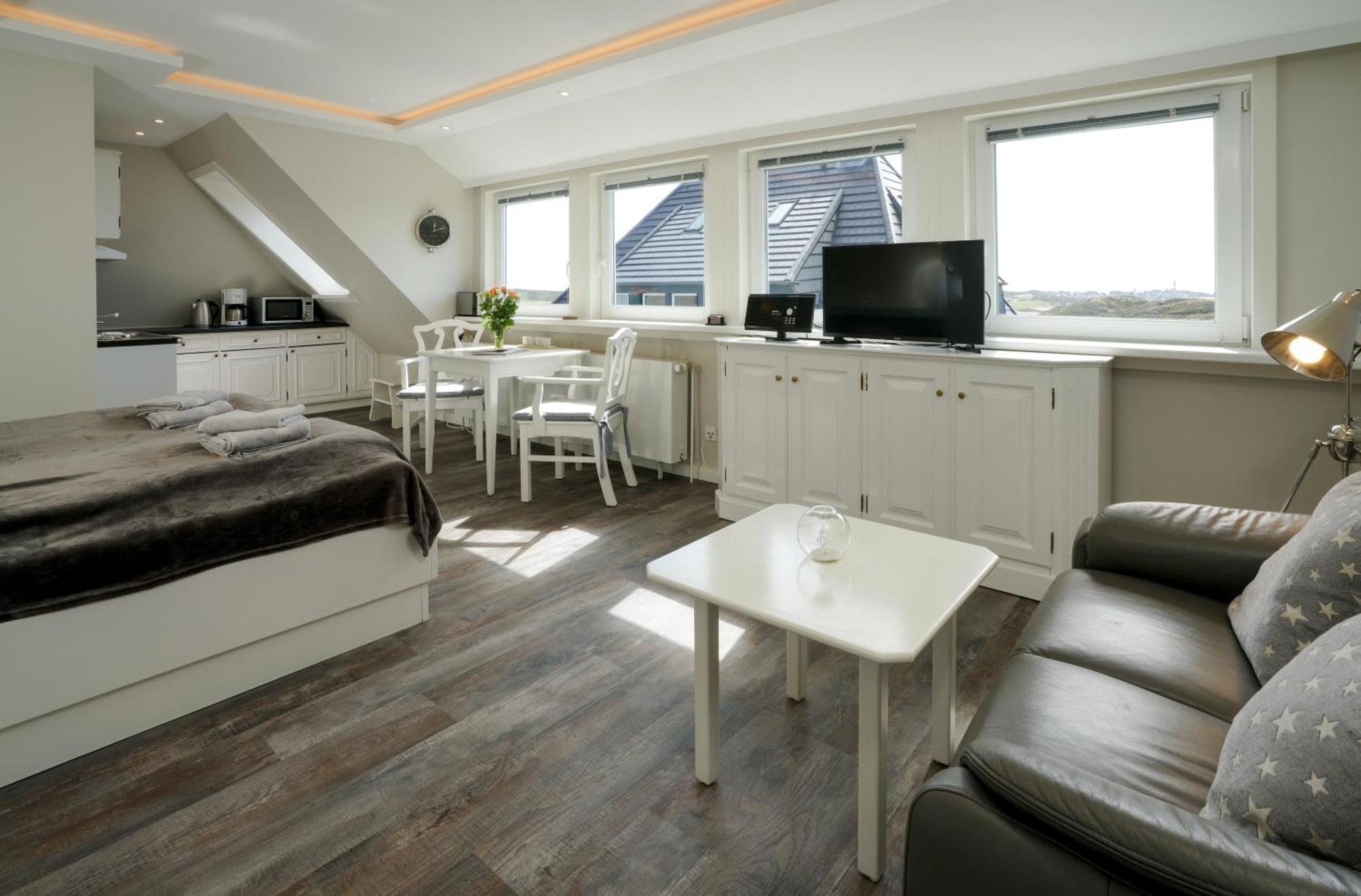 Gurtdeel Leuchtturm-Suite Hornum Bagian luar foto