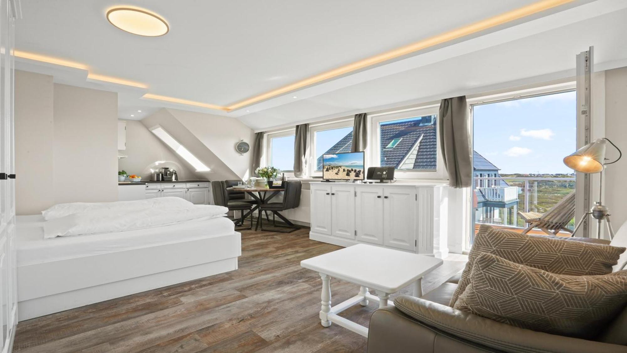 Gurtdeel Leuchtturm-Suite Hornum Bagian luar foto