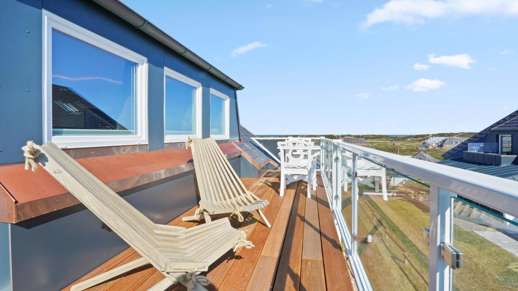 Gurtdeel Leuchtturm-Suite Hornum Bagian luar foto